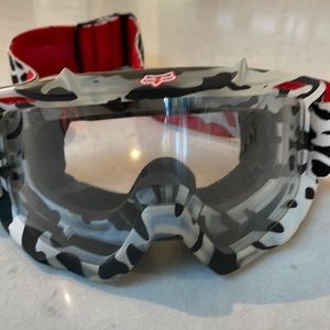 Fox Racing youth mountain biking goggles.